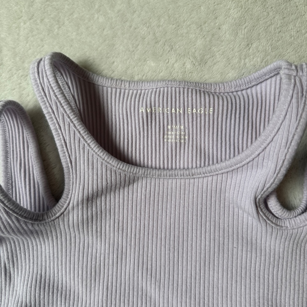American Eagle Ribbed Tank Top - Picture 3 of 3